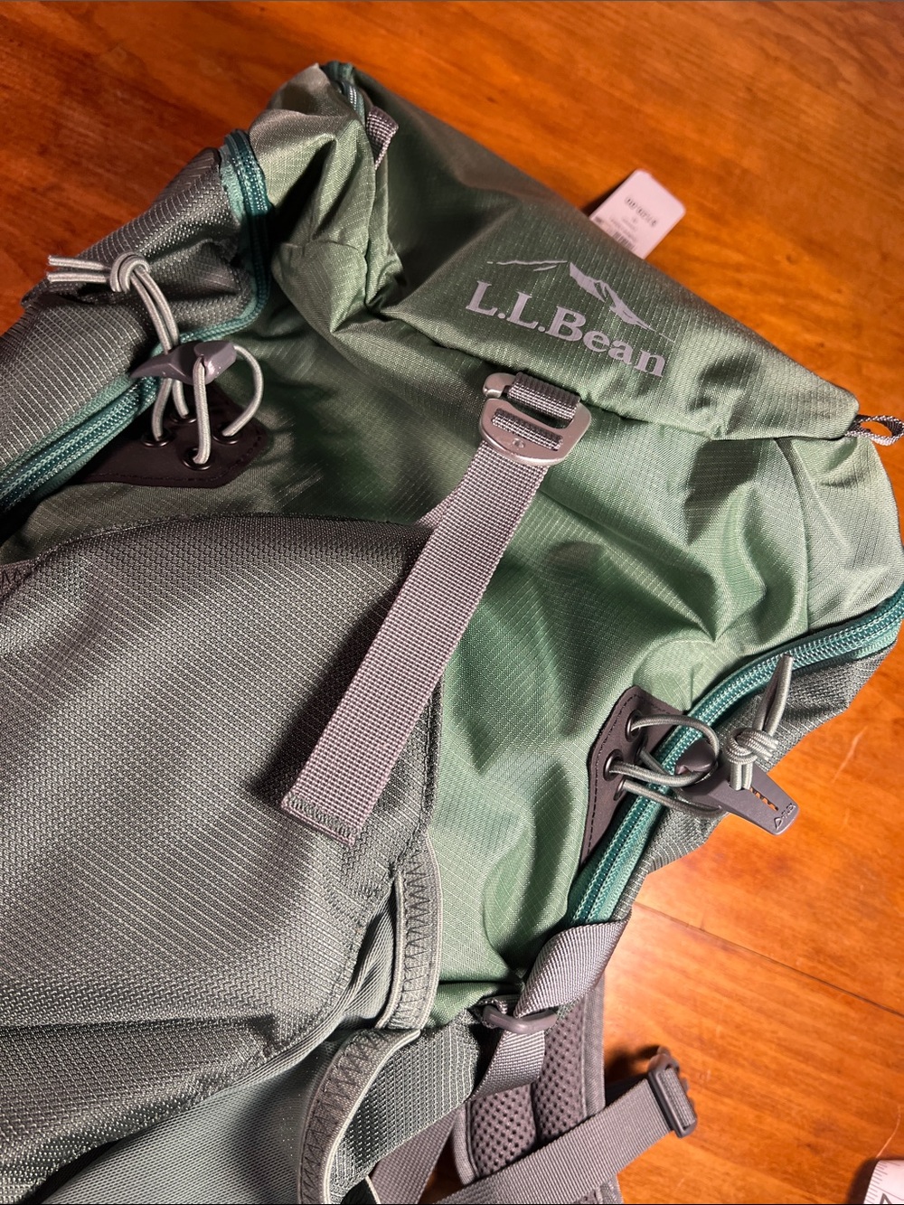 L.L. Bean Olive Green Trekker Air Carry 25 Pack Women’s w/ Gray Accents LNWT
